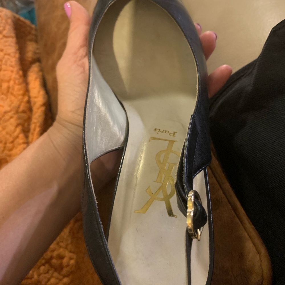Yves Saint Laurent Black leather pumps - Picture 14 of 14